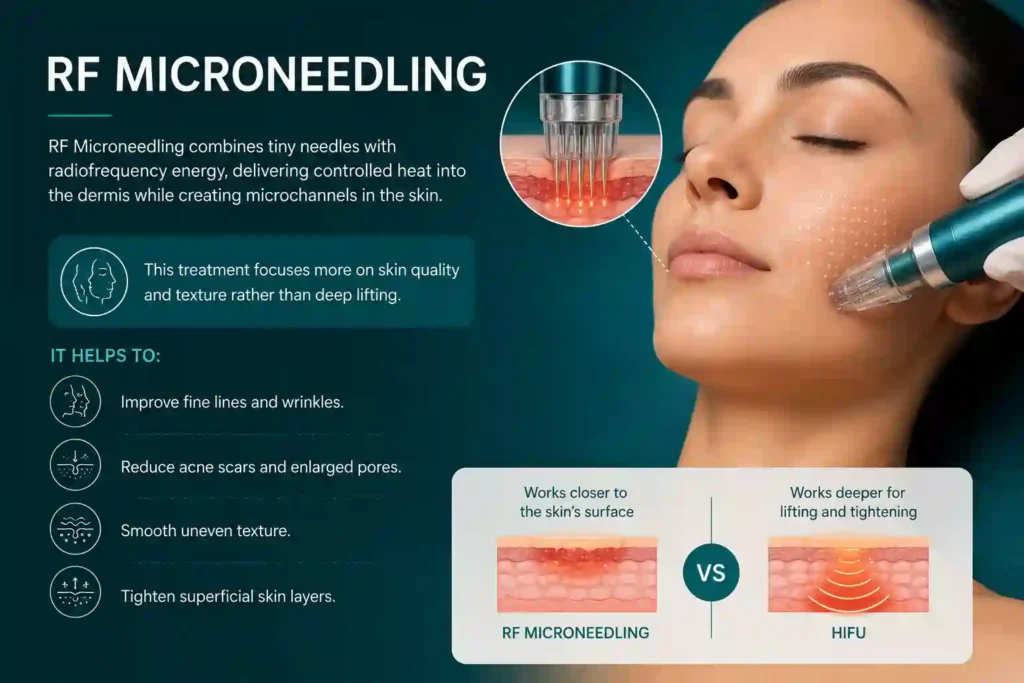 What Does RF Microneedling Do That HIFU Alone Cannot Herne